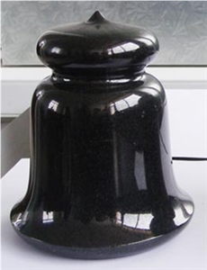China Absolute Black Polished Turned Vases, China Shanxi Black Polished Turned Vases