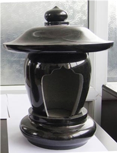 China Absolute Black Polished Turned Vases, China Shanxi Black Polished Turned Vases