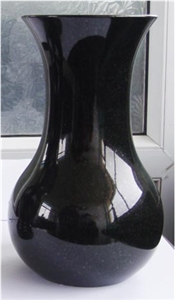 China Absolute Black Polished Vases, China Shanxi Black Polished Vases