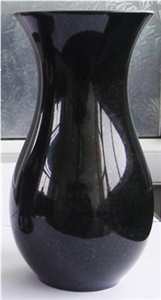China Absolute Black Polished Vases, China Shanxi Black Polished Vases