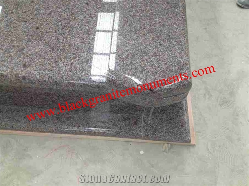 China Imperial Red Polished Monument & Tombstone, China Imperial Red Polished Memorials & Headstones, Poland Style