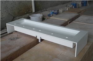 Bathroom Wash Basin and Kitchen Sinks and Bowls 100% Acrylic Solid Surface Basin