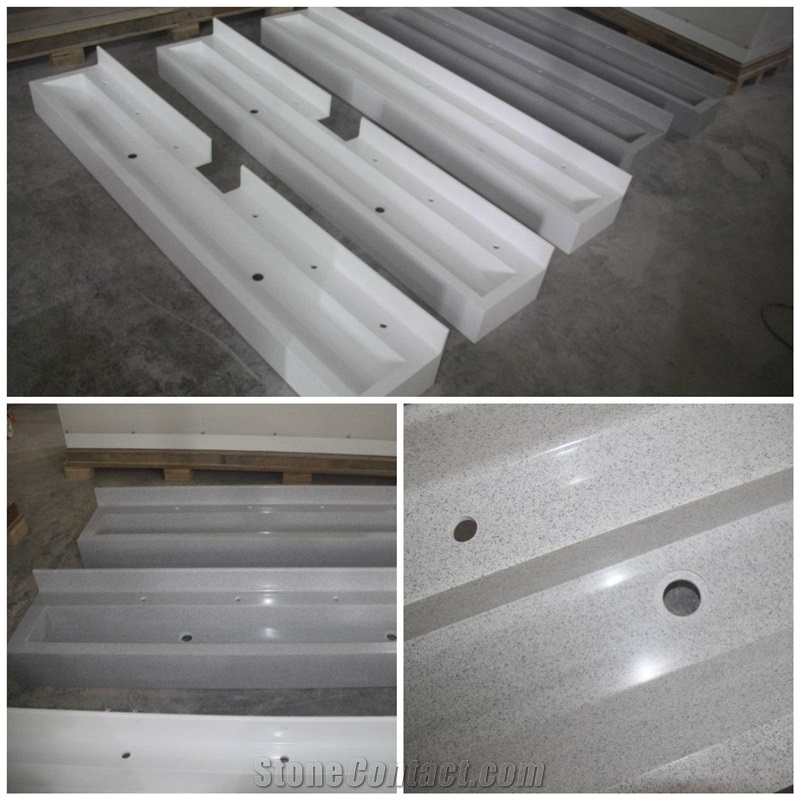 Bathroom Wash Basin and Kitchen Sinks and Bowls 100% Acrylic Solid Surface Basin