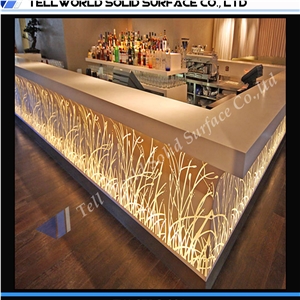 Manufacturer for Artificial Marble Led Bar Furniture,Luxury Led Bar Table