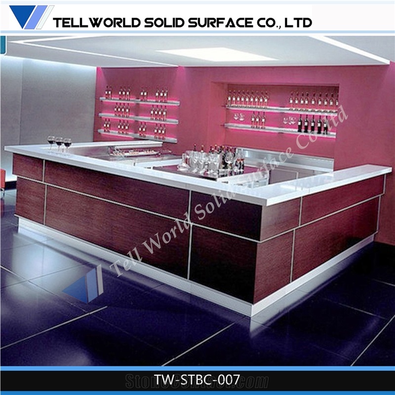 Manufacturer for Artificial Marble Led Bar Furniture,Luxury Led Bar Table