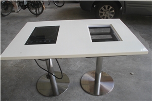 Mcdonald"S Strong Marble Cafe Table