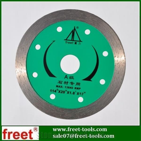 Diamond dry blade to cut granite