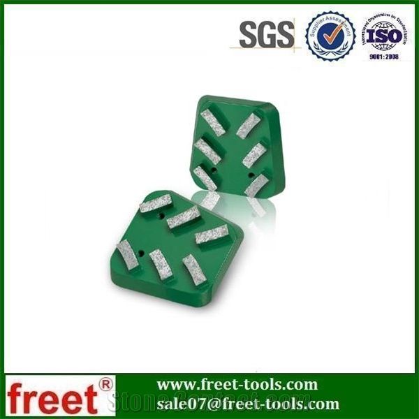 Freet diamond grinding plates for concrete