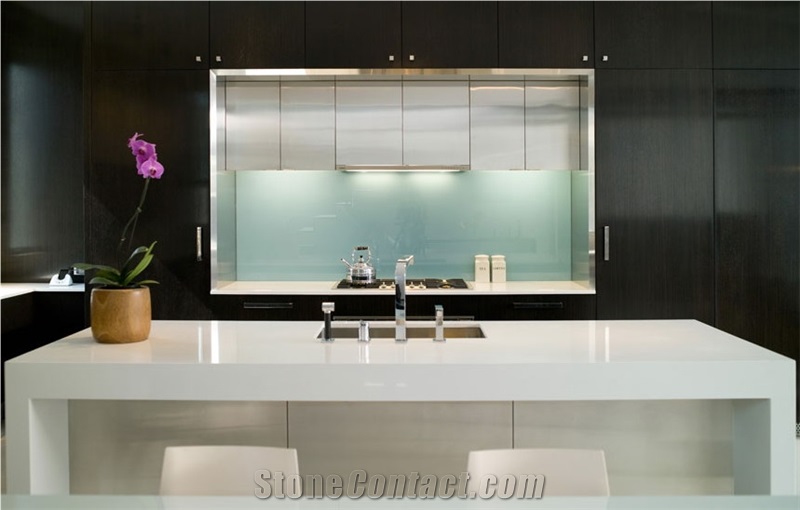 Pure White Absolute White Quartz Stone Slabs and Tiles for Worktops and Floorings/White Quartz/Polished Quartz Surfaces/China Quartz/Quartz Tiles