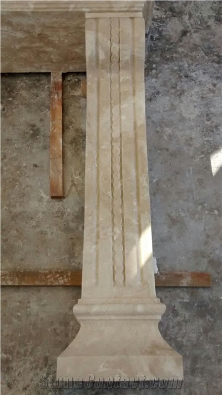 Fireplaces Paredon Travertine, beige travertine fireplaces