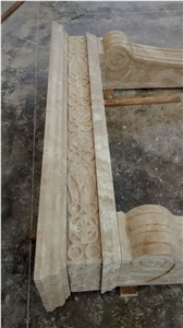 Fireplaces Paredon Travertine, beige travertine fireplaces