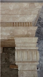 Fireplaces Paredon Travertine, beige travertine fireplaces