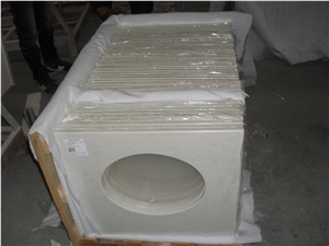 Artificial Marble Beige Bath Tops