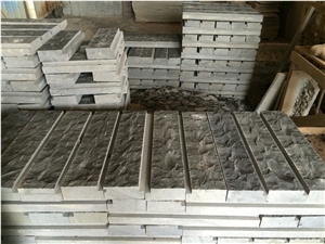 Basalt Wall Cladding Stone,Split Wall Tiles,Stone Wall with Groove