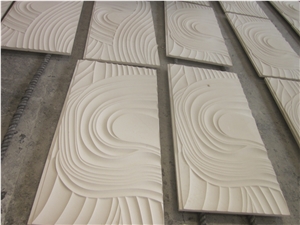 Cnc Wall Panels,3d Wall Panels, Turkey Beige Marble Cnc Wall Panels