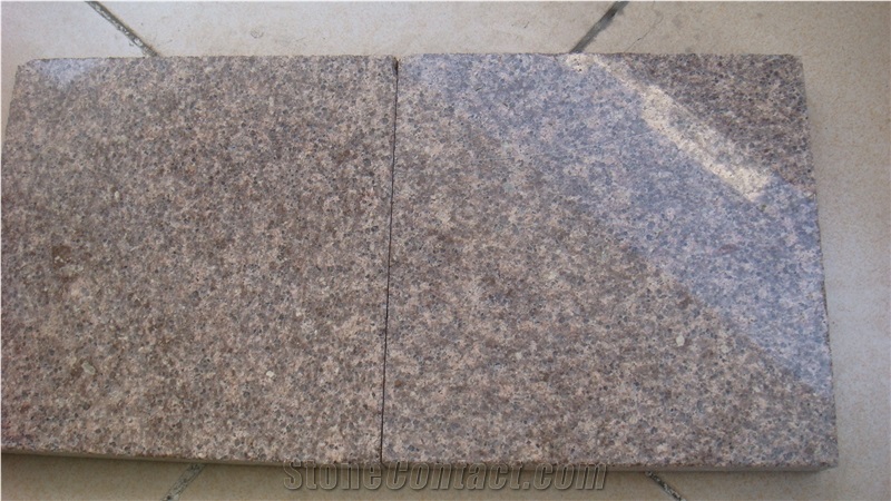Fujian Golden Leaf Granite Slabs & Tiles, China Brown Granite