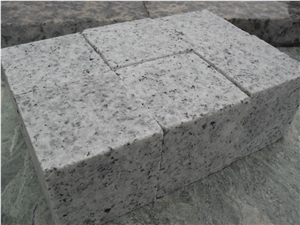 G603 Granite Cube Stone,Light Grey Granite Cobble Stone Pavers