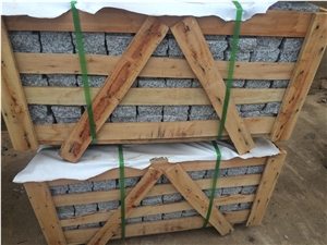 G603 Granite Cube Stone,Light Grey Granite Cobble Stone Pavers