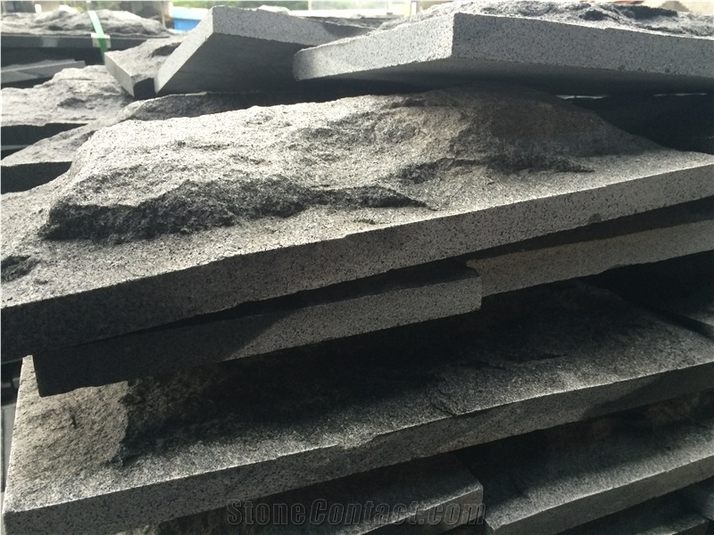 G654 Grey Granite Mushroomed Stone,Mushroomed Cladding