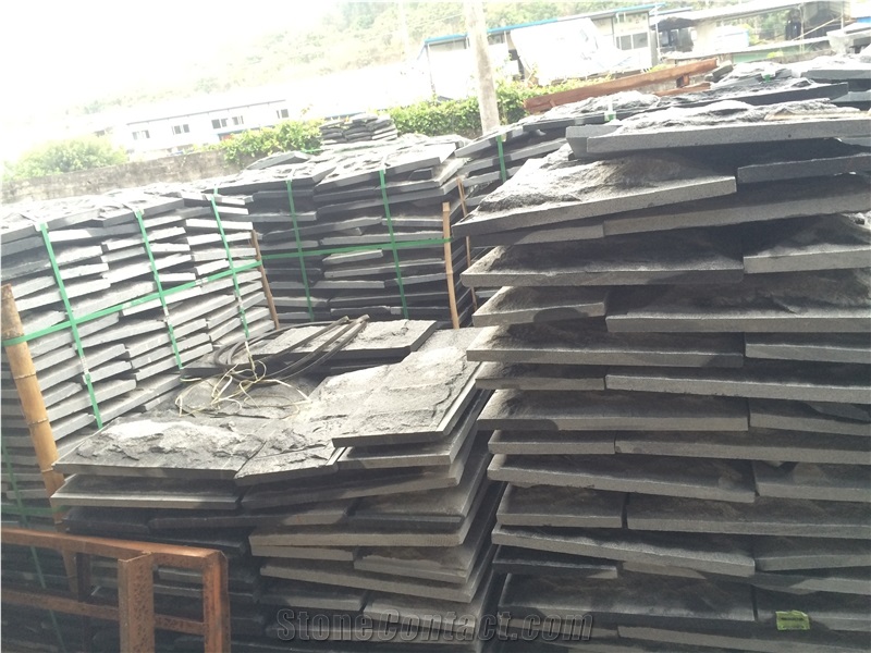 G654 Grey Granite Mushroomed Stone,Mushroomed Cladding