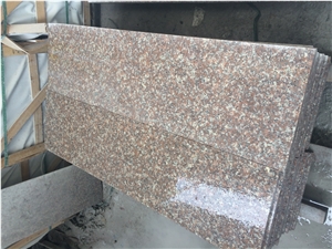 G687 Peach Red Granite Stairs,Steps,China Red Granite Staircase