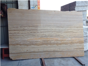 Golden Wood Veins Limestone Slab,Guiting Limestone