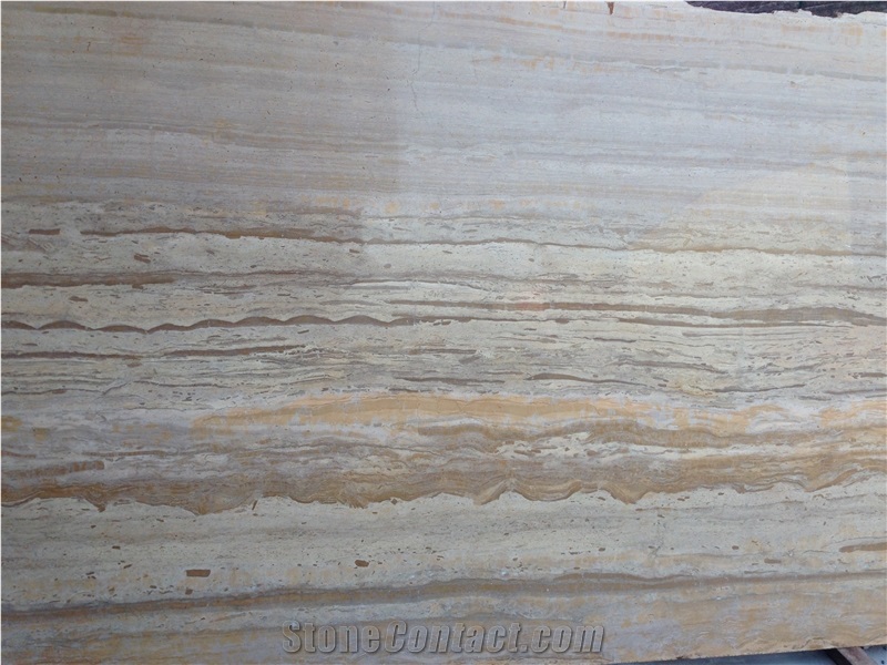 Golden Wood Veins Limestone Slab,Guiting Limestone