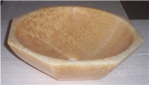 Honey Onyx Sink,Yellow Onyx Basin