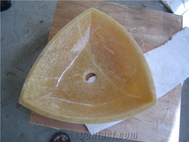 Honey Onyx Sink,Yellow Onyx Basin