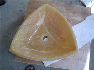 Honey Onyx Sink,Yellow Onyx Basin