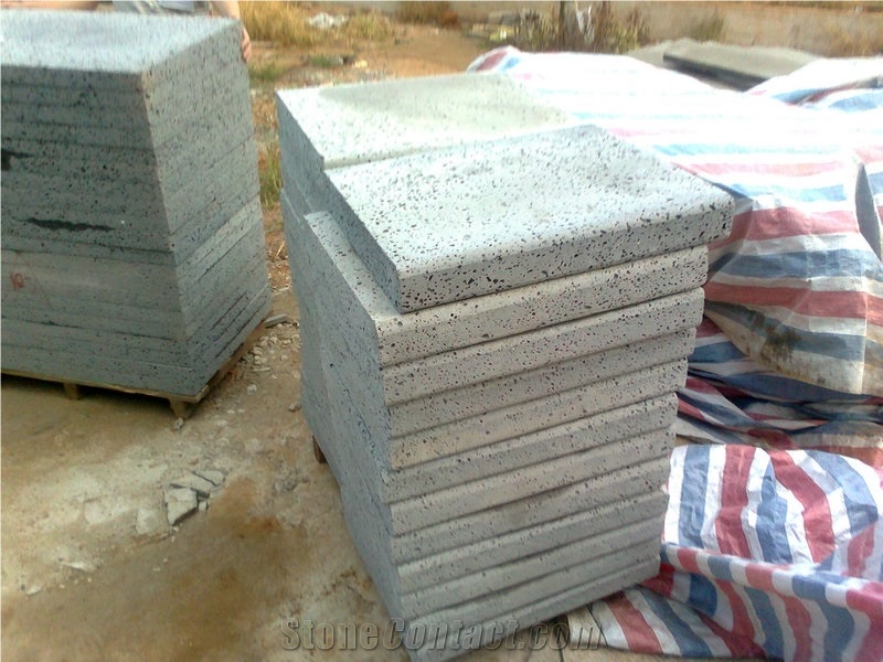Moon Surface Basalt Slabs & Tiles, China Grey Basalt