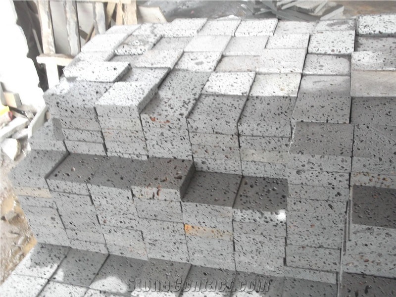 Moon Surface Basalt Slabs & Tiles, China Grey Basalt