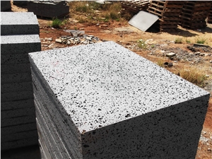 Moon Surface Basalt Slabs & Tiles, China Grey Basalt