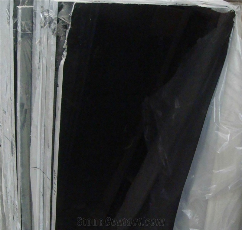 Pure Black Marble Slab,Radiant Black Marble Slabs,China Black Marble Slabs Polishing