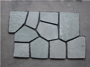 Rust Slate Flagstone,Meshwork Slate Flooring Pavers, Rustic Slate Slate Tiles & Slabs