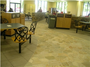 Rust Slate Flagstone,Meshwork Slate Flooring Pavers, Rustic Slate Slate Tiles & Slabs