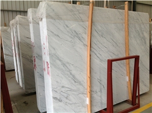 Carrara White Marble with Grey Veins