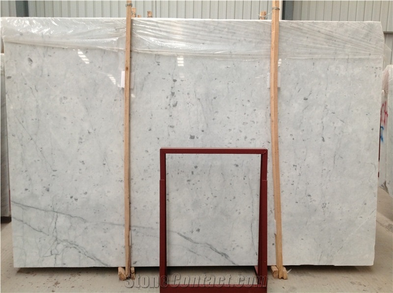 Polished Bianco Carrara Venato C Marble