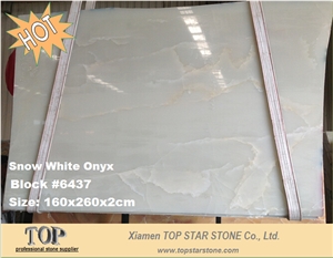 Polished Iran White Onyx Floor Tiles