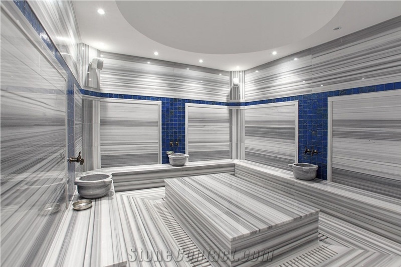 Silver Marmara White Marble Tile