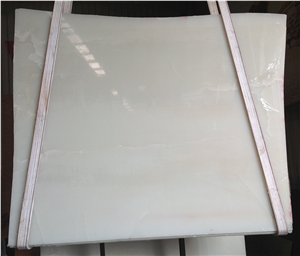 Translucent Snow White Onyx Slabs, Mahabad White Onyx Slabs & Tiles