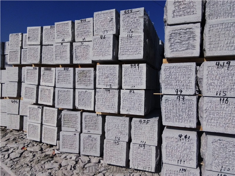 G341 Stone Yard Blocks, Garden Stone Block, G341 Granite Mushroom Stone