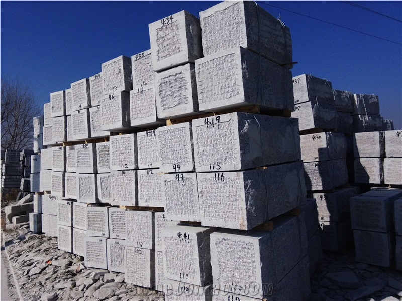 G341 Stone Yard Blocks, Garden Stone Block, G341 Granite Mushroom Stone