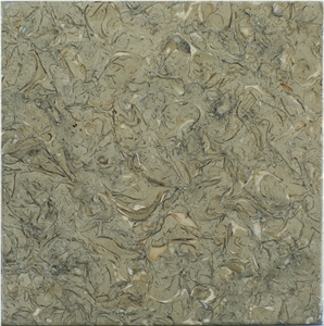 Mini-Abalone Sea Shellstone Beige and Green Slabs & Tiles, Abalone Shellstone Beige Limestone Tiles