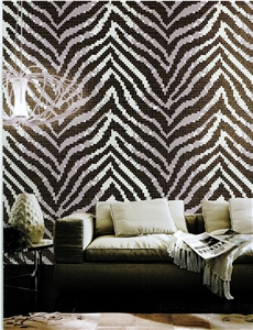 Mosaic Glass Wall Paper