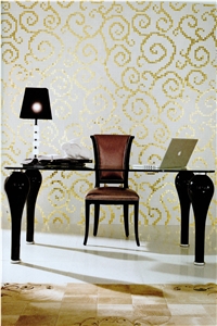 Mosaic Glass Wall Paper