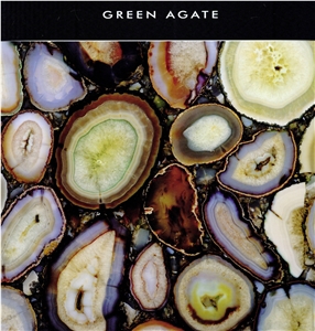 Semi-Precious Agate Slabs, Tiles, Basins, and Decor