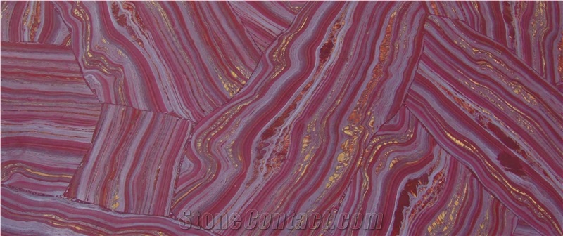 Semi-Precious Purple Slabs, Tiles, Basins, and Decor
