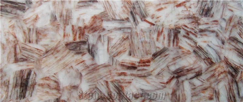 Semi-Precious Quartz Tile, Slabs, Basins, and Decor