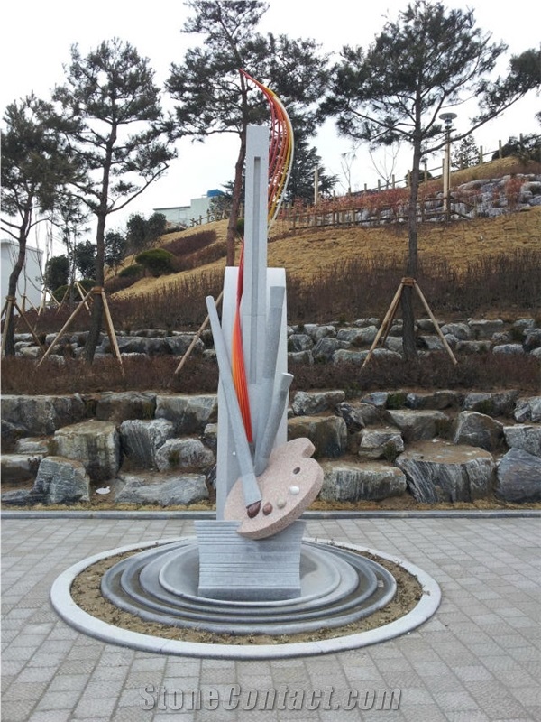 Garden Sculptures, Handcarved Sculptures, Abstract Art Sculptures, Sculpture Ideas, Landscape Sculptures, Natural Stone Sculpture